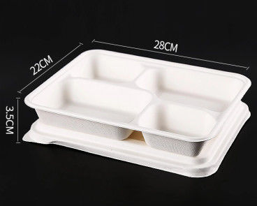 Ανακυκλώστε τους μίας χρήσης 28cm βιοδιασπάσιμους δίσκους μεσημεριανού γεύματος