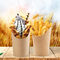 12oz, φλυτζάνι σεσουλών εγγράφου 16oz Kraft για γαλλικό Popcorn τσιπ πατατών πυρκαγιών
