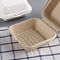 Take-$l*away περιβαλλοντικά εμπορευματοκιβώτια τροφίμων βαγάσσης Clamshell 600ml